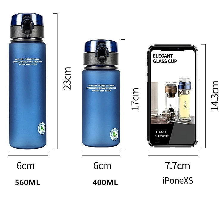 Brand BPA Free Leak Proof Sports Water Bottle High Quality Tour Hiking Portable My Favorite Drink Bottles 400ml 560ml Pi-Mart