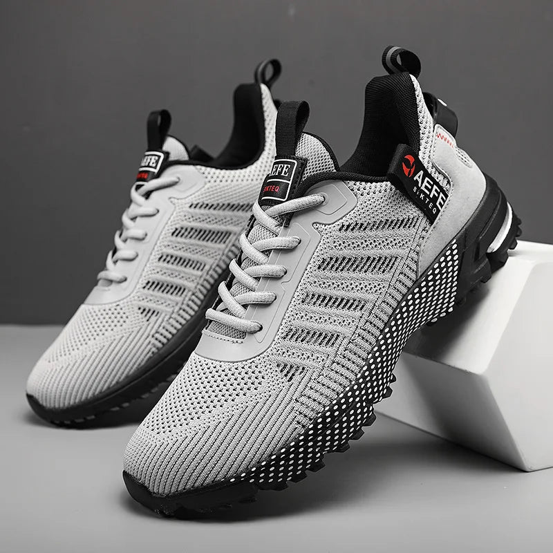 New Men Running Shoes Breathable Outdoor Sports Shoes Lightweight Sneakers for Men Comfortable Athletic Training Footwear Pi-Mart