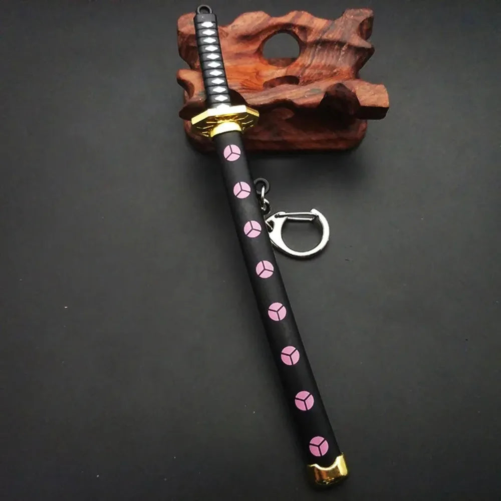 Mini Samurai Sword Keychain Anime Scabbard Key Ring Katana Buckle Key Chain for Men Women Cosplay Toy Jewelry Gift Pi-Mart