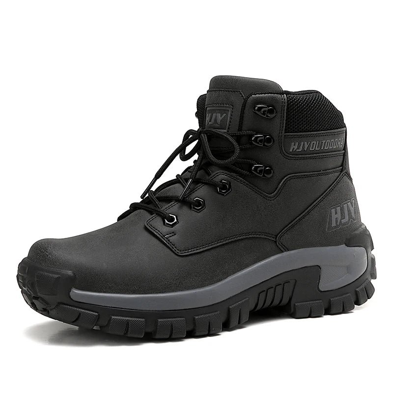 New Men's Boots Fashion Outdoor Boots Breathable Hiking Boots Autumn Shoes Sneakers Lightweight Non-slip Men Desert Ankle Boots Pi-Mart