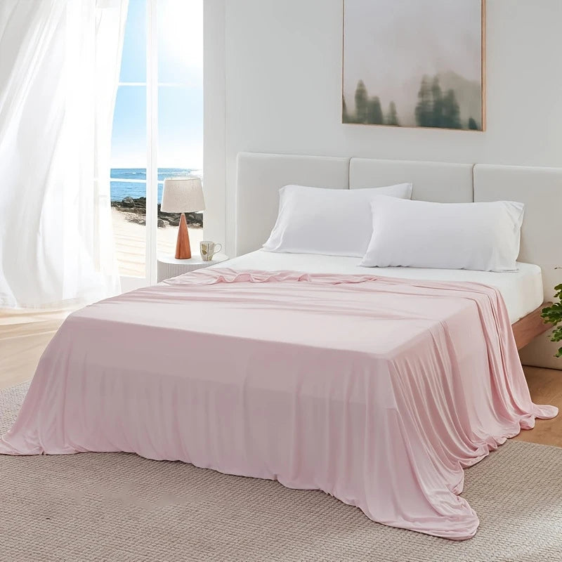 Summer Blanket Ice Silk Cooling Blanket Lightweight Breathable Air Condition Cooling Quilt Skin-friendly Duvet Comforter Pi-Mart