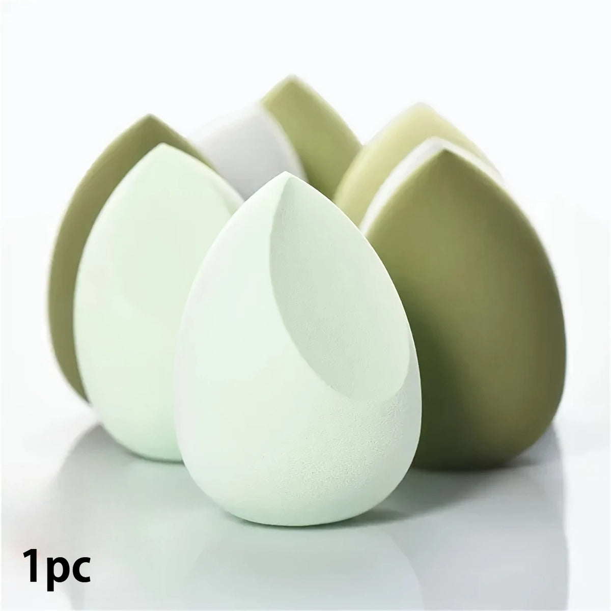 1pc Super Soft Makeup Sponge, Wet and Dry Use, Non-Latex Sponge Powder Puff, Suitable for Liquid Foundation, Cream, Powder Pi-Mart