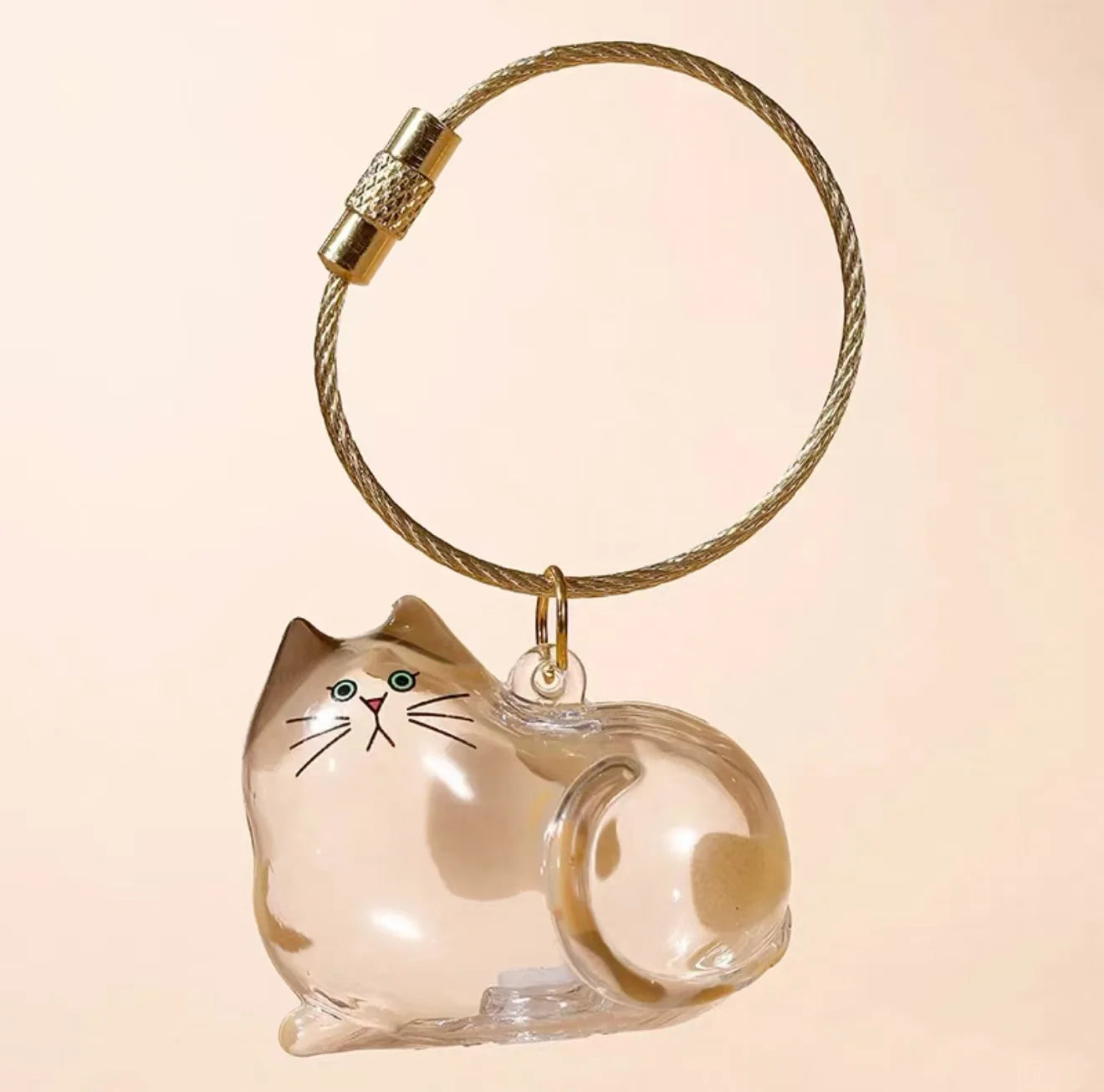 Pet Hair Keepsake Box Memorial Bottle for Cat Fur Storage Container for DIY Decoration Gift for Pet Lovers Home Display Pi-Mart