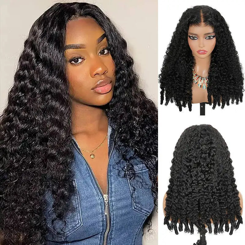13x6 Lace Frontal Wig 200% Density Burmese Curly Wig Human Hair 13x4 HD Transparent Pre Plucked Burmese Virgin Human Hair Wigs LadyShow.Store