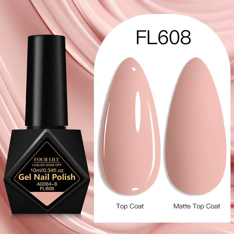 10ml Gel Nail Polish 162 Colors Nail Supplies Vernis Semi Permanent Nail Art Manicure Soak Off LED UV Gel Nail Varnishes Summer Tri Light Beauty