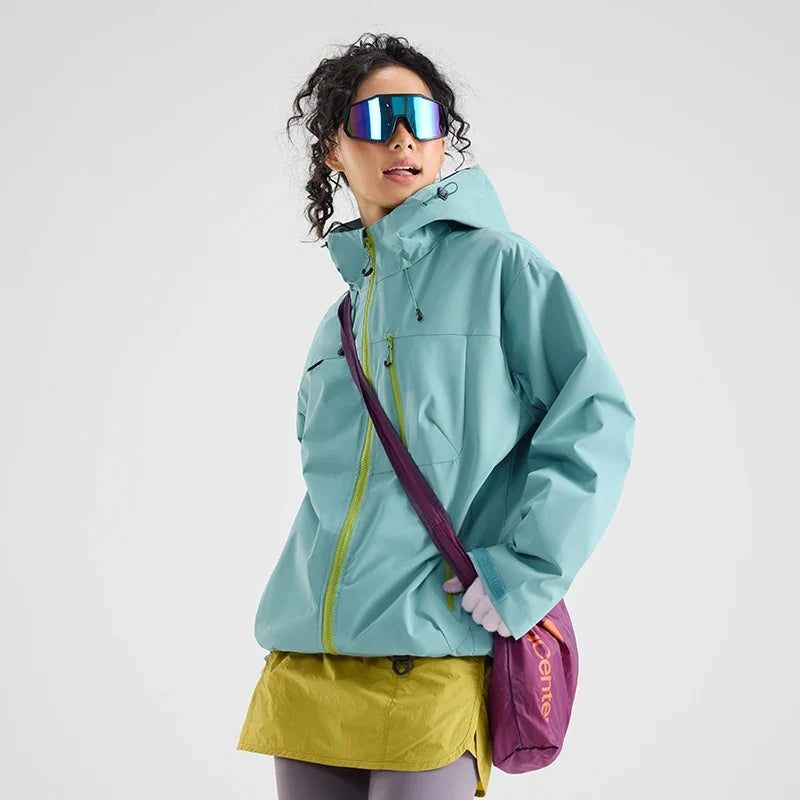 Unisex Hiking Jacket Waterproof Autumn Windbreaker Ourdoor Hooded Coats Women New Jacket Men Fishing Camping Climbing Coats LadyShow.Store