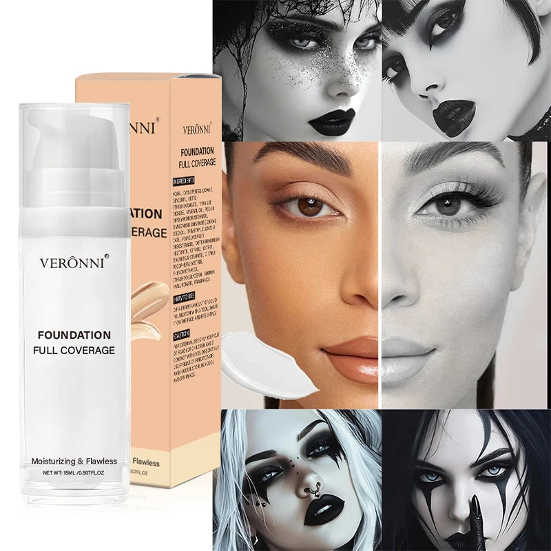 White Liquid Foundation,Long-lasting concealer Mixable Pure White Foundation Adjuster Lighten & Brighten Parties & Events Makeup Pi-Mart