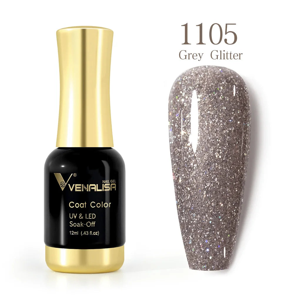 VENALISA Nail Gel Varnish TPO FREE Soak Off UV LED Organic Odorless Enamels Nail Art Colors 12ml 120Colors UV Gel Nail Polish Tri Light Beauty