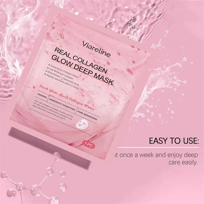 Overnight Collagen Mask Salmon DNA PDRN Face Mask For Glass Glow Skin Elasticity Hydrating Firming Smooth korean Skincare Pi-Mart