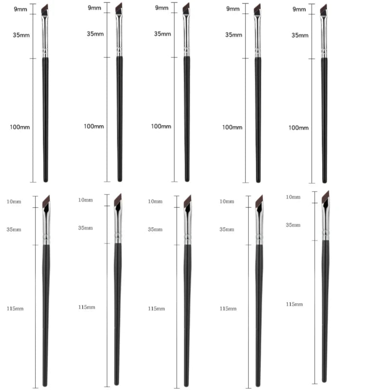 Upgrade Blade Eyeliner Brush Ultra Thin Fine Angle Flat Eyebrow Brush Under The Eyes Place Makeup Brush Precise Detail Brush Pi-Mart