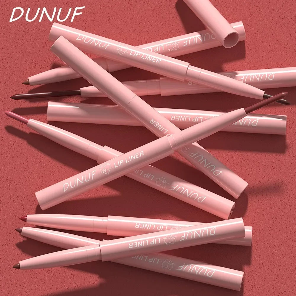 Lip Liner Pencil Long-Lasting Matte Creamy Plumping Lip Stain Waterproof Natural Nude Brown Slim Lip Liner Makeup Pi-Mart