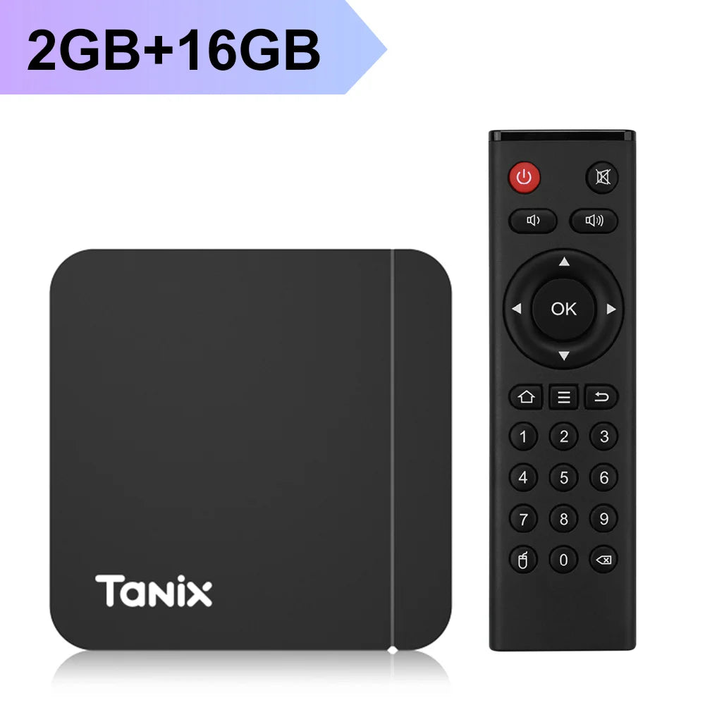 Tanix W2 Smart TV Box Android 11 Amlogic S905W2 4GB 64GB Support AV1 Dual Wifi  Media Player TVBOX Set Top Box 32GB 2GB 16GB Pi-Mart