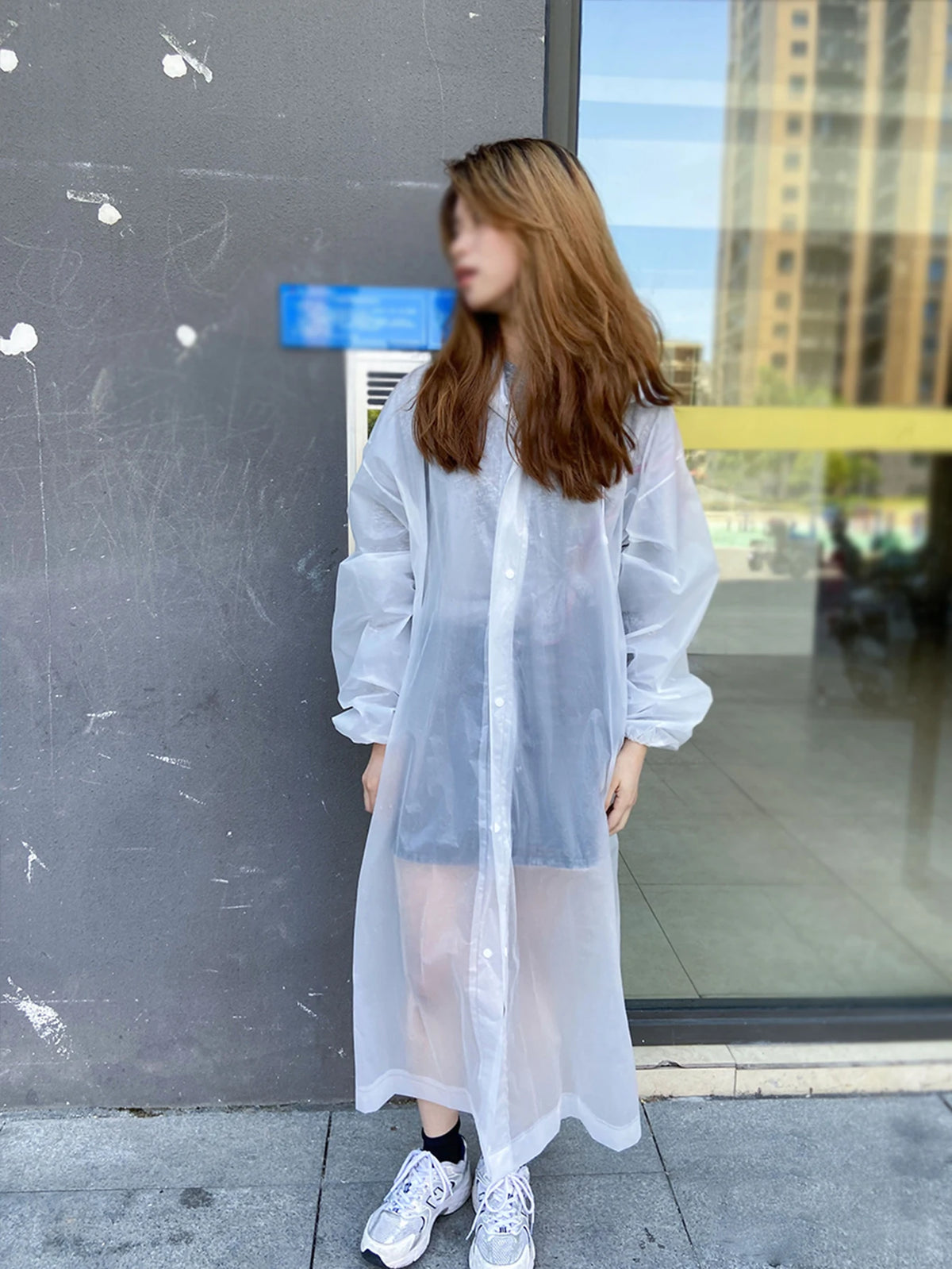 Raincoat Women Men Impermeable Thickened Waterproof Raincoat Tourism Outdoor Hiking Rain Poncho Raincoat Hooded Rain Coat Pi-Mart