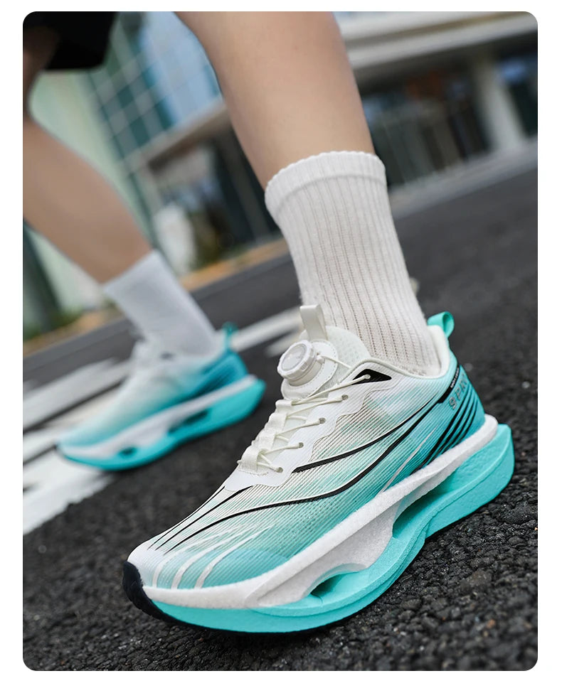 2026 Running Shoes Carbon Board Marathon Men Sports Breathable Lightweight Women's Comfortable Athletic Nonskid Casual Sneakers Pi-Mart