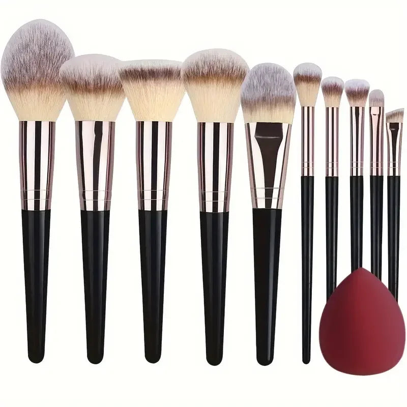 Professional 3/20PCS Makeup Brushes Set Soft Fluffy Eyeshadow Foundation Concealer Blending Blush Brush Kabuki Women Beauty Tool Tri Light Beauty