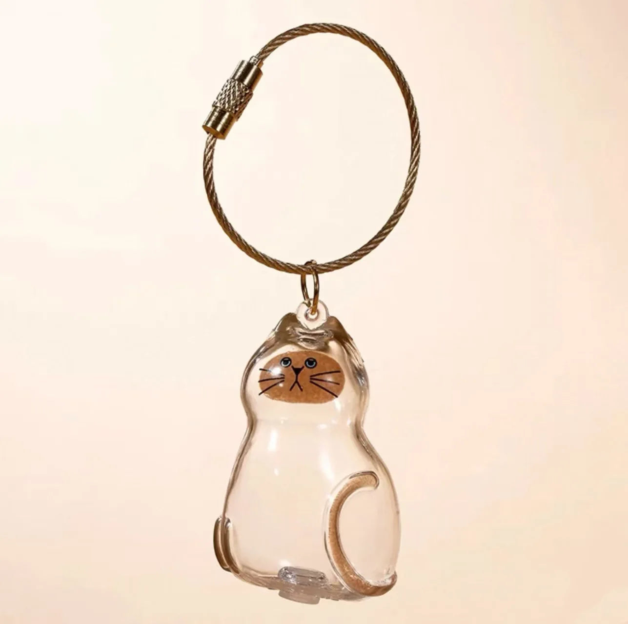 Pet Hair Keepsake Box Memorial Bottle for Cat Fur Storage Container for DIY Decoration Gift for Pet Lovers Home Display Pi-Mart
