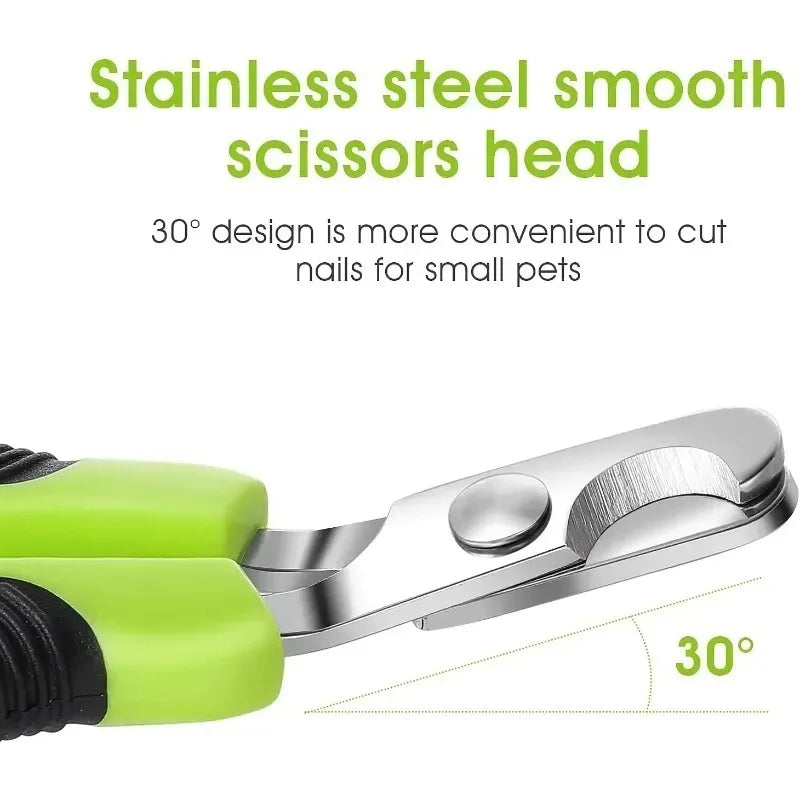 Hot Sale Cat Nail Toe Claw Clippers Trimmer Grooming Tools Animals Pet Supplies Stainless Steel Dog Nail Clipper Scissors Pi-Mart