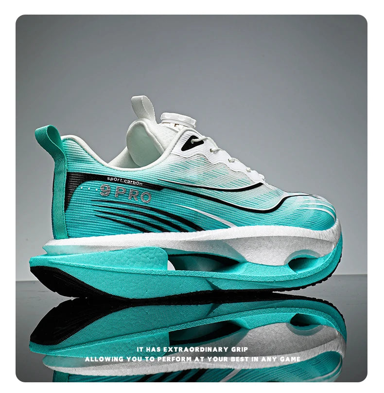 2026 Running Shoes Carbon Board Marathon Men Sports Breathable Lightweight Women's Comfortable Athletic Nonskid Casual Sneakers Pi-Mart