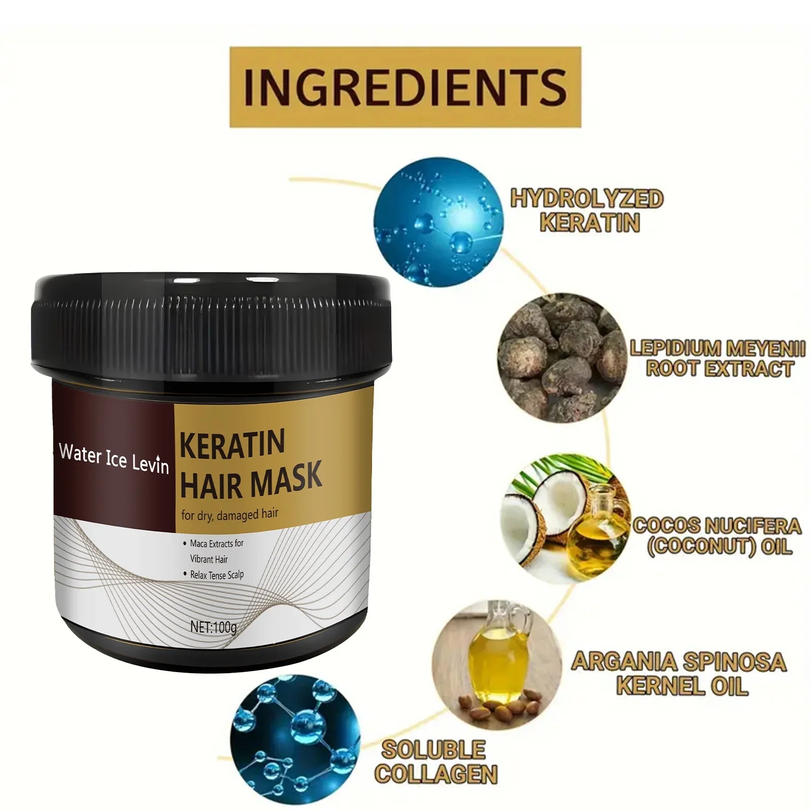 Magical Keratin Hair Mask For Maltreated Hair 9Seconds Repairing Damaged Frizzy Hairs Smoothing Nourish Straightening Hair Care Tri Light Beauty