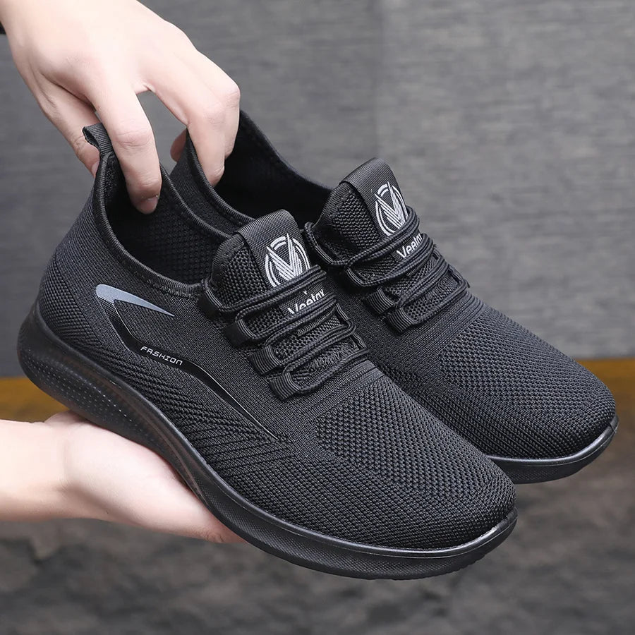 Men Comfort Knitted Loafer Sneakers 2026 New Arrival, Breathable Air Knit Upper Slip On Shoes Pi-Mart