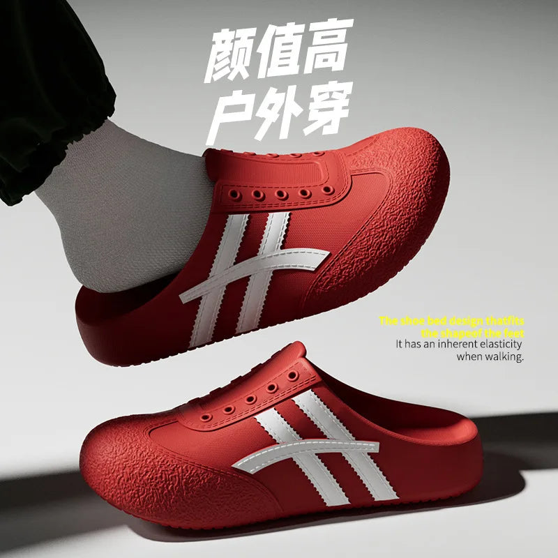 Comfortable Soft Sole Women Mules and Clogs Spring 2026 Platform Outdoor EVA Slippers Woman Trainers LadyShow.Store