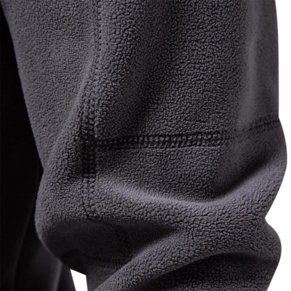 AIOPESON Brand Quality Thicken Warm Fleece Jacket for Men Zipper Neck Pullover Men's Sweatshirt Soft Shell Mens Jacket Pi-Mart