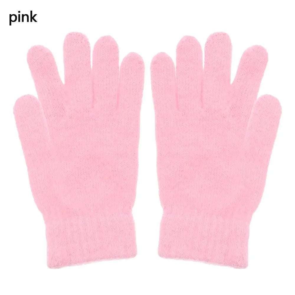Fashion Elastic Outdoor Warm Thick Winter Gloves Mittens Full Finger Gloves Pi-Mart
