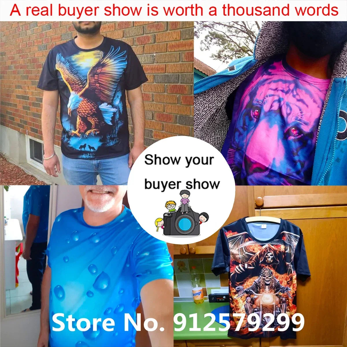 Gathering Novel Funny Men's 3D Printed Short-Sleeve T-Shirt - Crew Neck 3D Top Pi-Mart