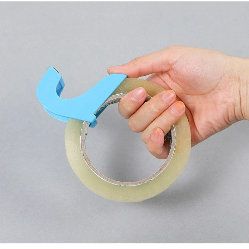 Mini Handheld Tape Dispenser With Cutter Portable Small Tape Holder For Desk Office School Home Desktop Stationery Cutting Tool Pi-Mart