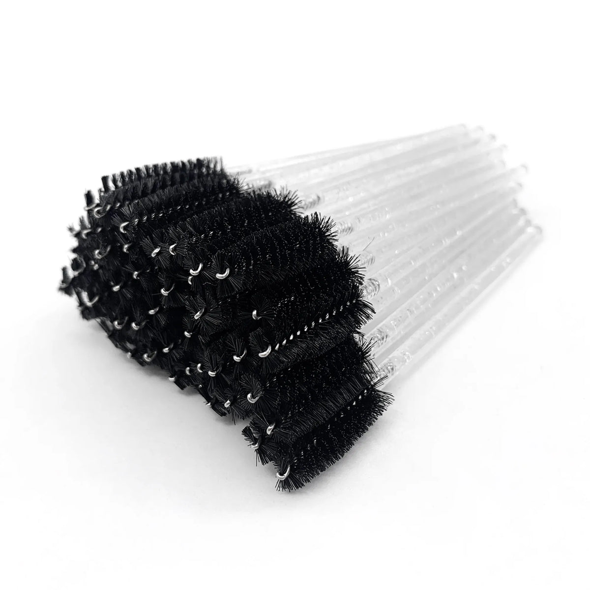 Disposable Eyelashes Brushes Crystal Diamond Handle Lash Brush Eyebrow Mascara Wands Eyelash Extension Supplies Makeup Tools Pi-Mart