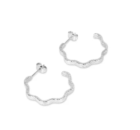 Luxury Shiny Zircon Hoop Earrings for Women Trendy Golden Stainless Steel Wed Ear Geometric Circle Earring Jewelry Pendientes Pi-Mart