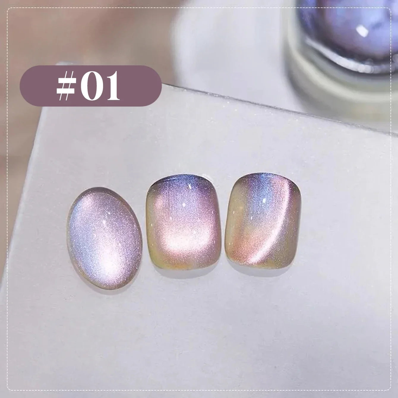 MIANEL Blue Tears Cat Eye Nail Polish Unique Blue Color and Magnetic Powder Create a Dreamy and Romantic Blue Nail Art Effect Tri Light Beauty