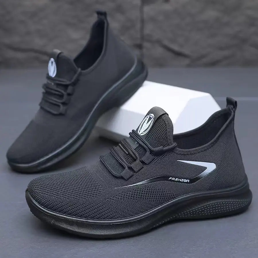 Men Comfort Knitted Loafer Sneakers 2026 New Arrival, Breathable Air Knit Upper Slip On Shoes Pi-Mart