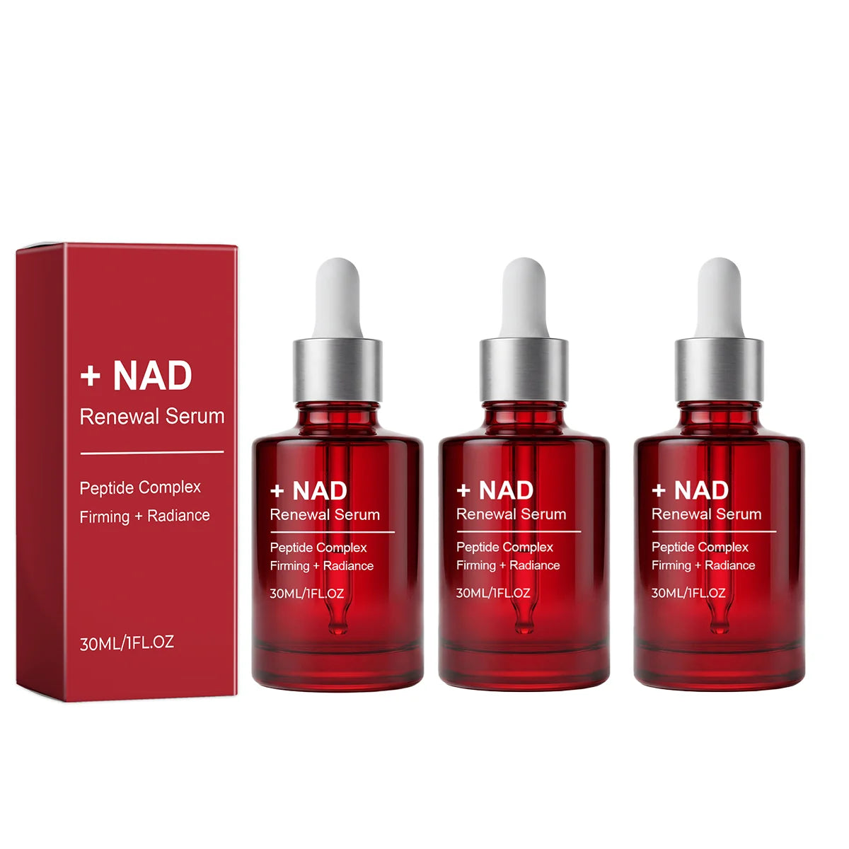 NAD+ Peptide Firming Serum Nourishing Face & Neck Treatment with Collagen Plumping & Radiance Boosting Skin Elasticity&Firmness Pi-Mart