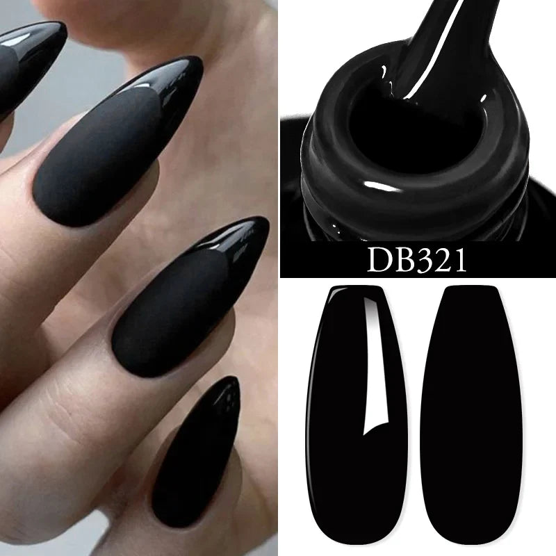 Mtssii 6ML Chocolate Color Gel Nail Polish Brown Semi Permanent UV Gel Autumn Winter Popular Soak Off Nail Art Gel Varnishes Tri Light Beauty