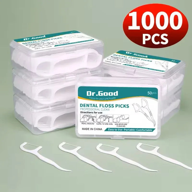 50/150/300/600/1000 PCS dental floss sticks oral care tools Tri Light Beauty