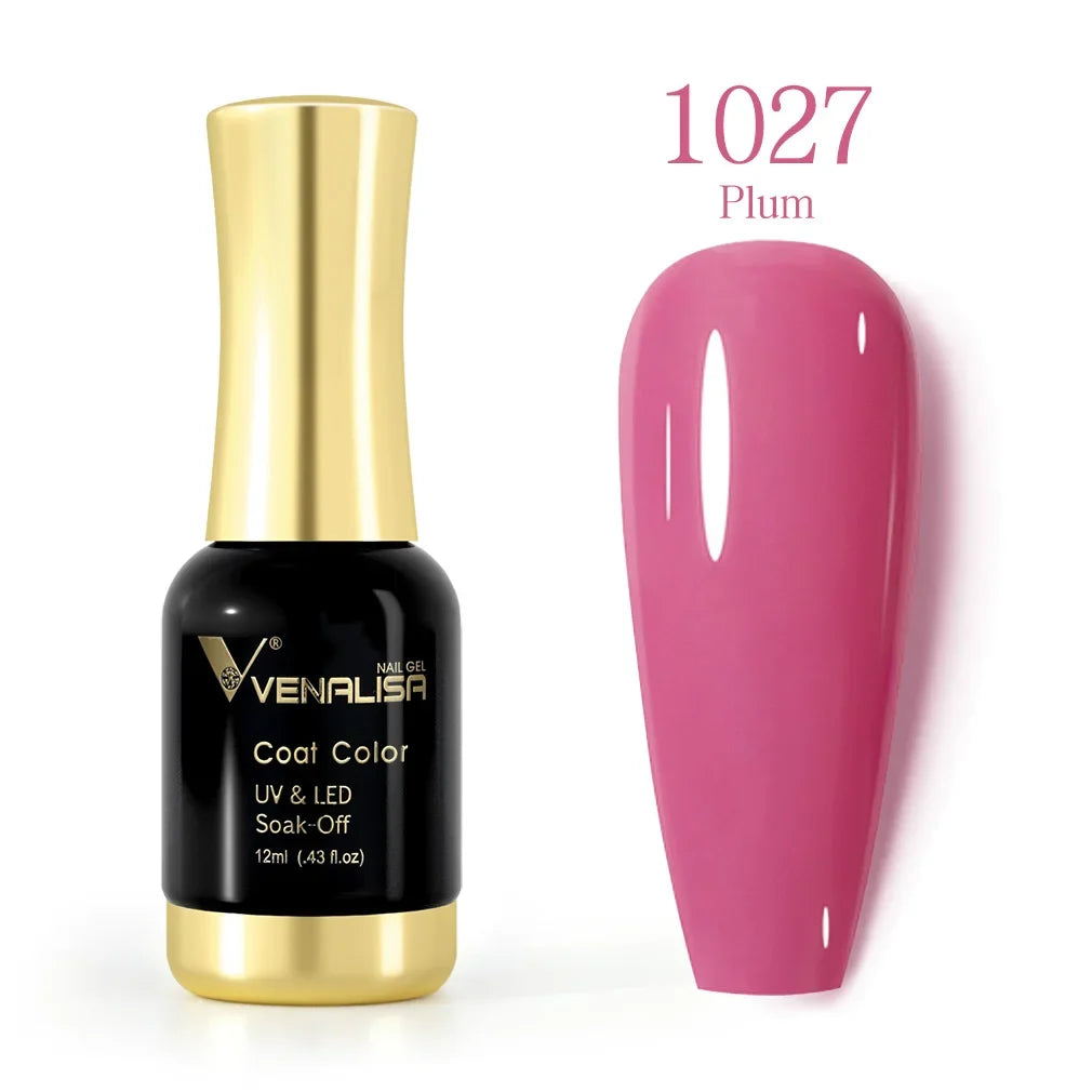 VENALISA Nail Gel Varnish TPO FREE Soak Off UV LED Organic Odorless Enamels Nail Art Colors 12ml 120Colors UV Gel Nail Polish Tri Light Beauty