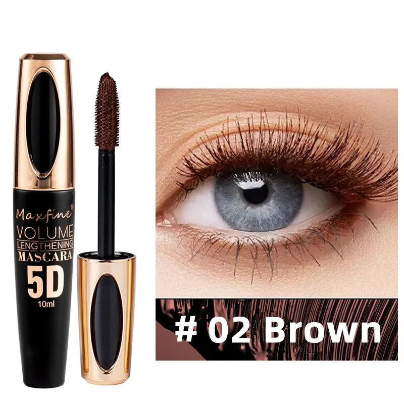 5D Silk Mascara with Big Eyes, Strong and Lasting Black Content and Length, Waterproof and Non-caking, and Prolonged Mascara. LadyShow.Store