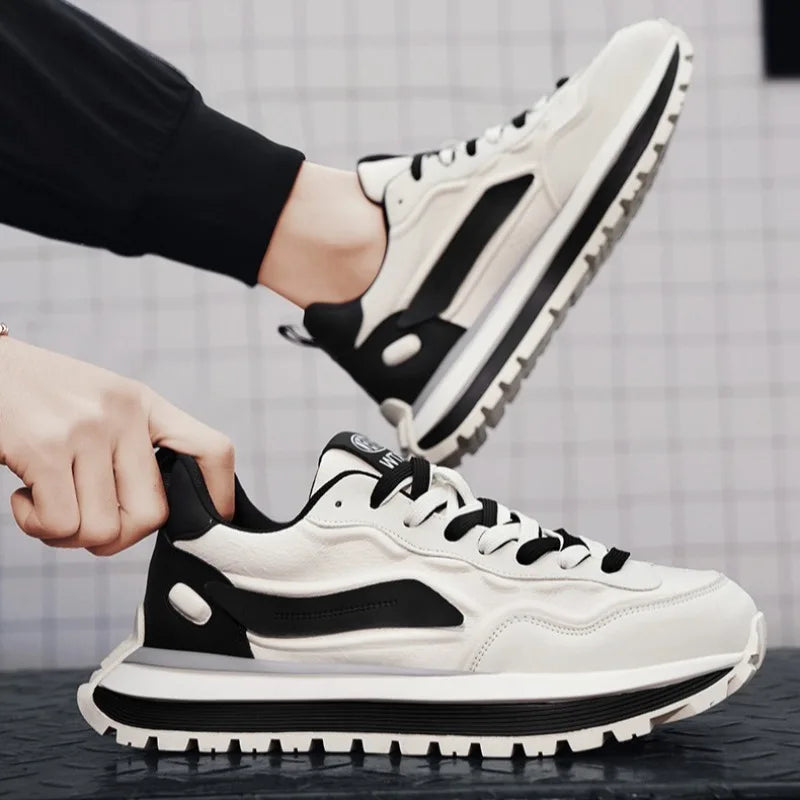 Trend Men Versatile Sneakers 2025 Autumn High Quality Comfortable Platform Sports Running Shoes Outdoor Youth Shoes for Men Plus Pi-Mart
