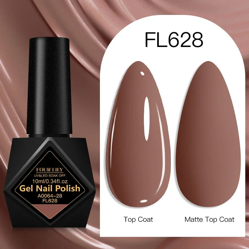 10ml Gel Nail Polish 162 Colors Nail Supplies Vernis Semi Permanent Nail Art Manicure Soak Off LED UV Gel Nail Varnishes Summer Tri Light Beauty