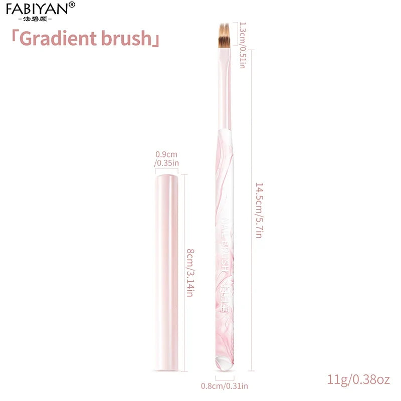 Nail Art Liner Brushes Elongated Lines Striping Drawing Painting Brushes For Manicure Beauty Salon Nails Products Manicure Tools Tri Light Beauty
