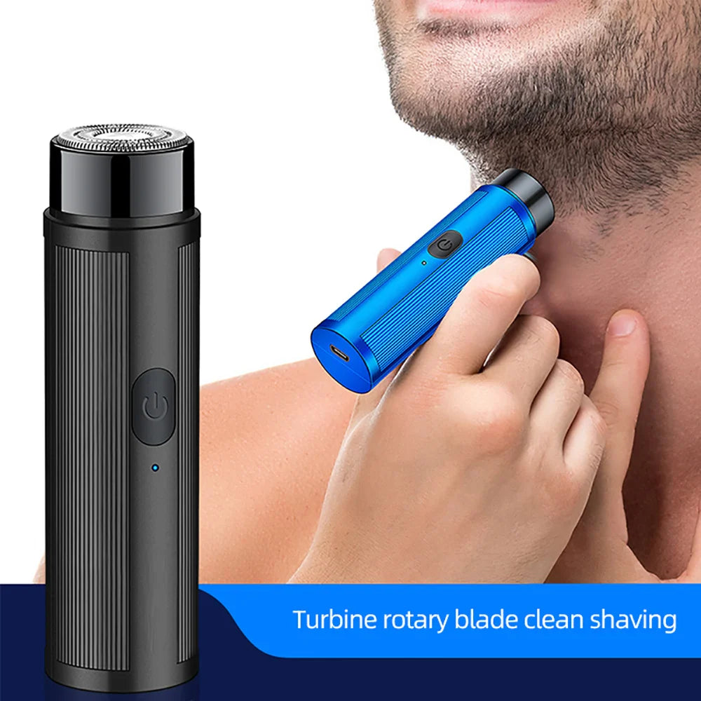 Portable Mini Electric Shaver Rechargeable Razor Epilator Women's Shaving Machine for Men Car Mini Shaver Electric Shaving Tools Tri Light Beauty