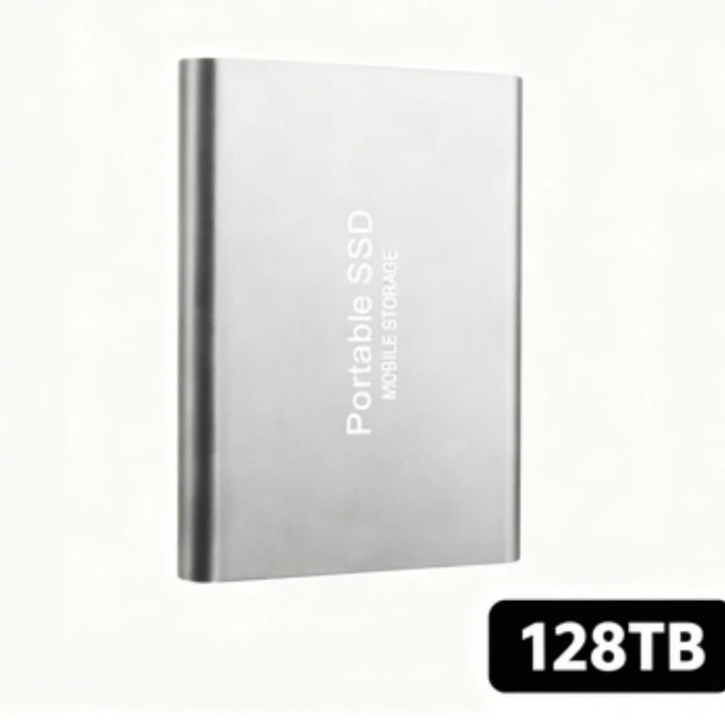 Portable External SSD, 1TB-16TB Large Capacity USB3.1 High Speed Solid State Drive, Lightweight Storage for Laptop, Desktop, Mac Pi-Mart