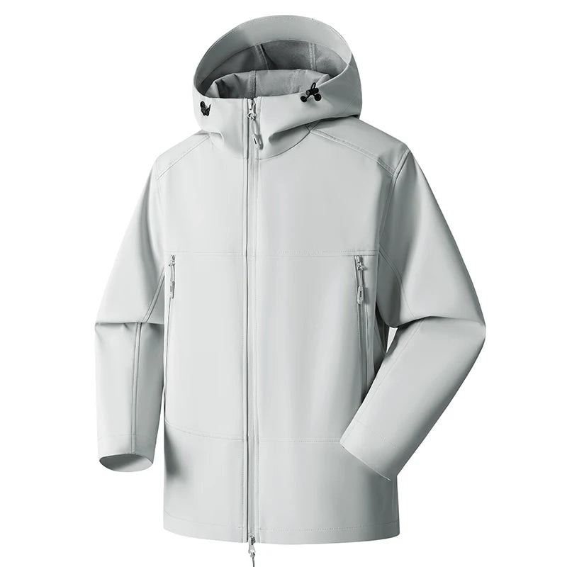 Unisex Waterproof Windproof Hooded Jacket Multi Color Outdoor Hiking Coat Pi-Mart
