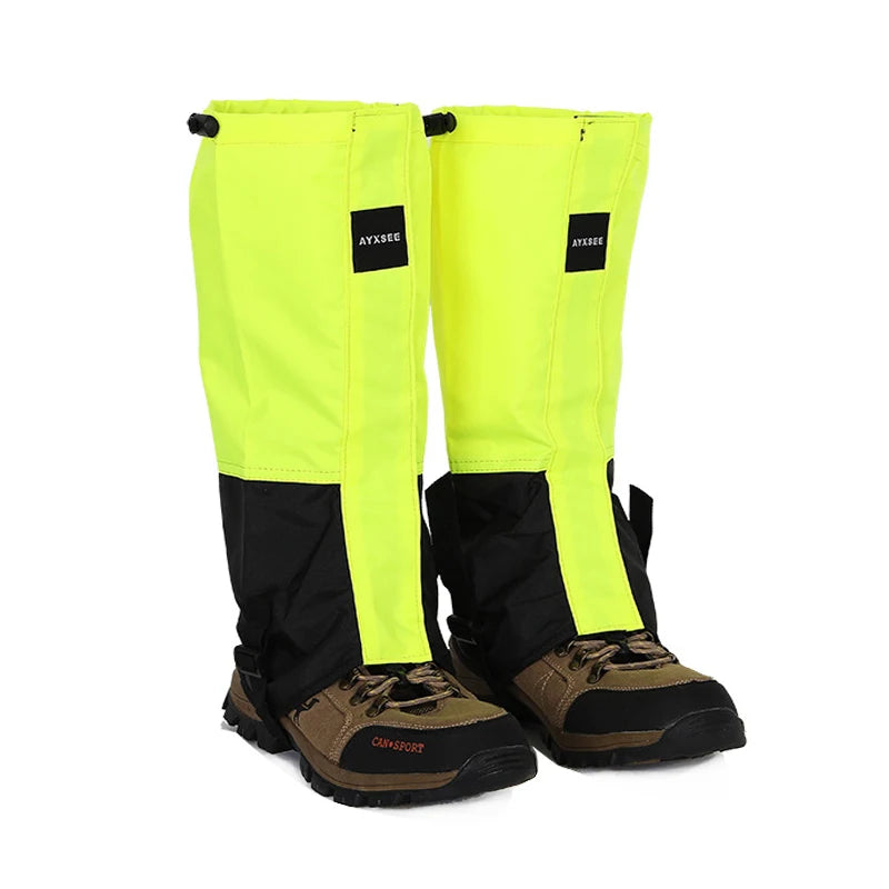 Durable Waterproof Leg Gaiters Hiking Hunting Camping Climb Boots Leggings Covers Outdoor Hunting Winter Snow Skiing Leg Warmers Pi-Mart