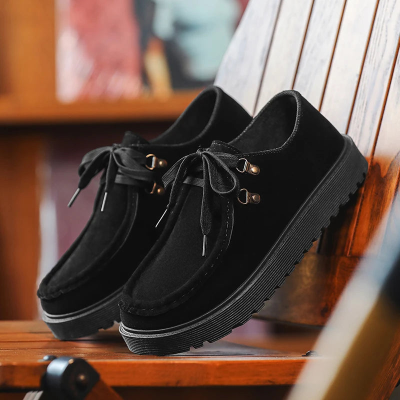 Men Thick Soled Sneakers Fashion Spring/Autumn Soft Board Shoes Personalized Trend Versatile Multi Functional Men Casual Shoes Pi-Mart