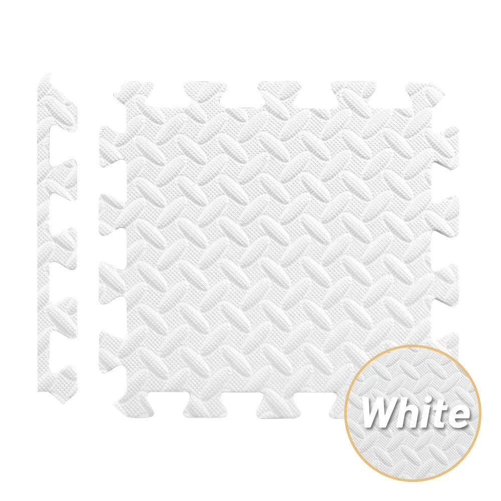 4~20Pcs Puzzle Fitness Mat, Eva Interlocking Foam Floor Tiles for Home Gym, Home Gym Equipment Mat, Non-Slip Floor Mat for Kids Pi-Mart