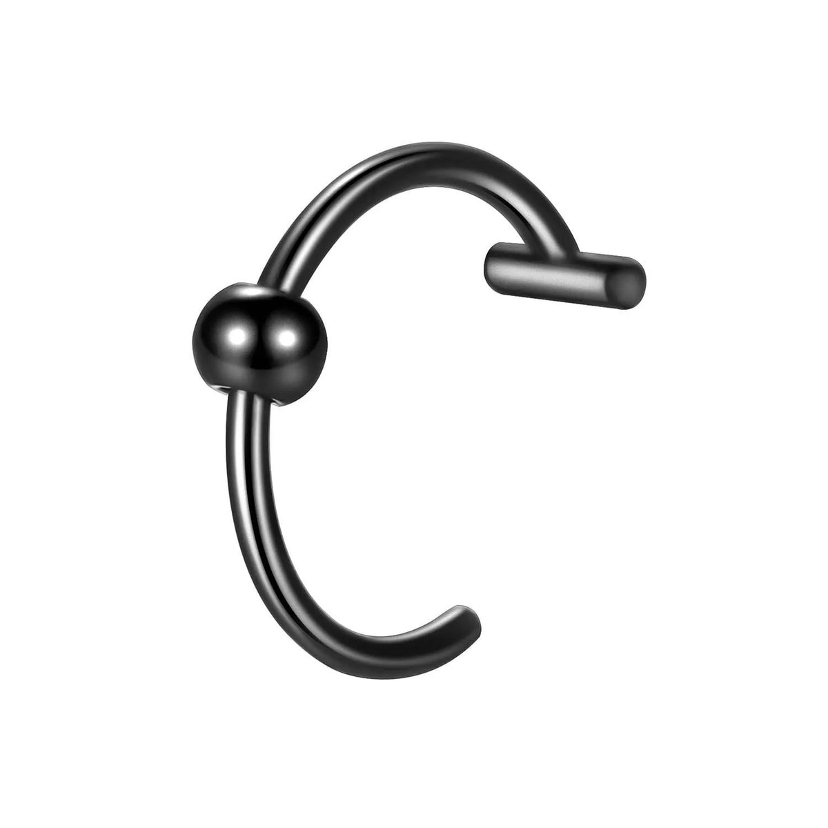 1Pc Stainless Steel Fake Nose Rings Hoops, Septum Rings C Clip Lip Ring Fake Nose Piercing Non-Pierced Body Jewelry for Women Pi-Mart