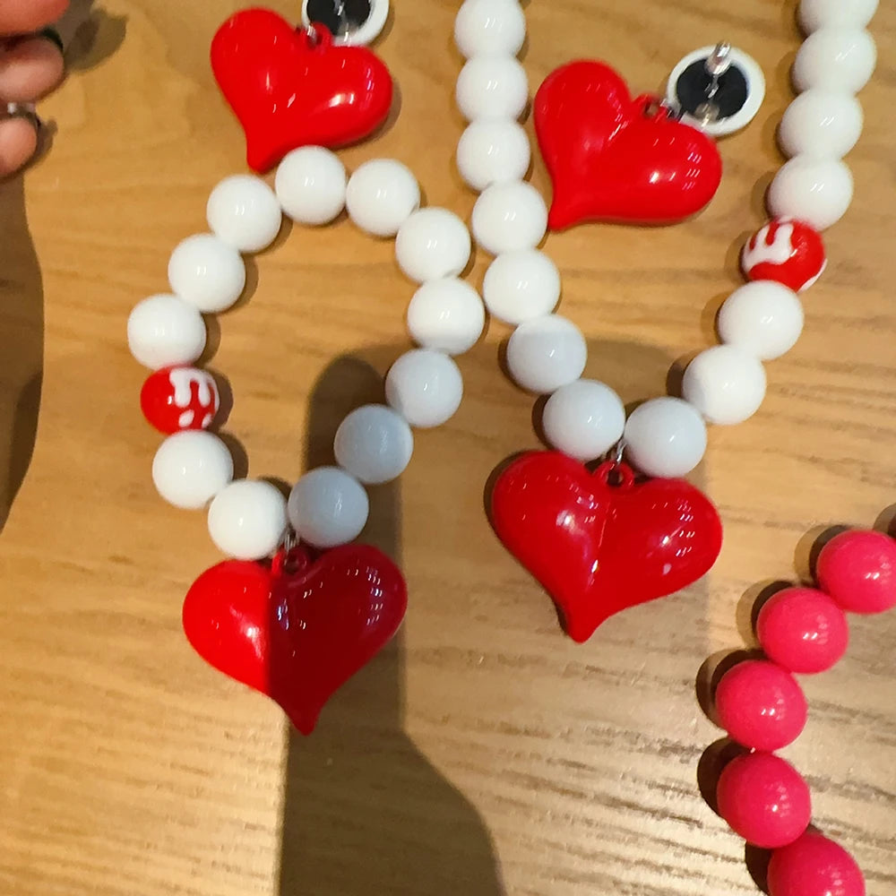 Fashionable Summer Pendant Necklace Simple And Elegant Bracelet Sweet Necklace New Heart-Shaped Jewelry Accessory Pi-Mart