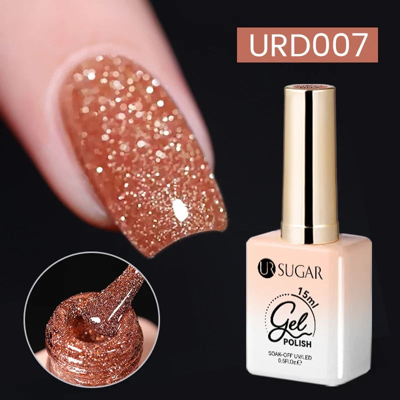 UR SUGAR 15ml Jelly Milky White Translucent Color Gel Polish Semi Permanent UV Gel Nail Art Soak Off Gel Varnish Latest Fashion Tri Light Beauty